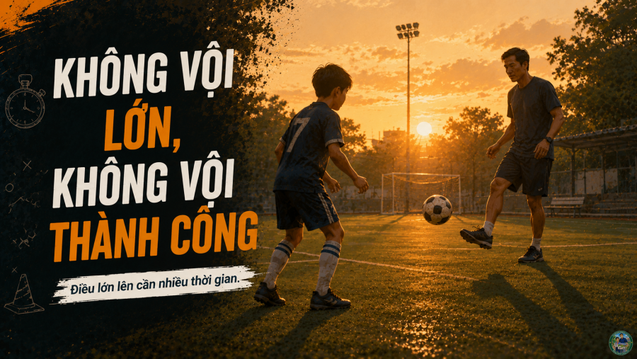 Điều lớn lên cần nhiều thời gian. Điều lớn lên cần nhiều thời gian.