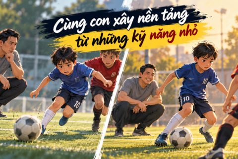 Kỹ thuật bóng đá cho trẻ em Những kỹ năng nền tảng