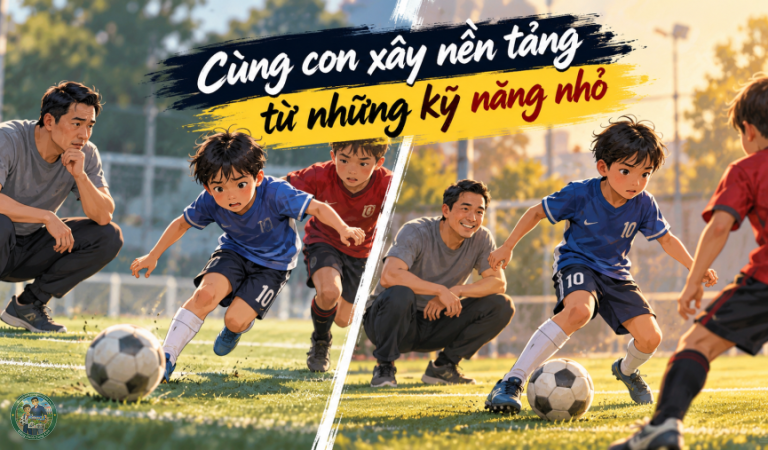 Kỹ thuật bóng đá cho trẻ em Những kỹ năng nền tảng
