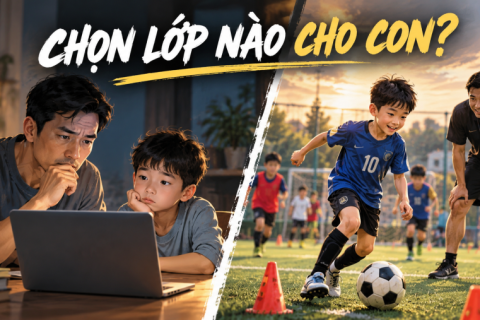 Lớp học bóng đá cho trẻ em Bố mẹ nên chọn thế nào