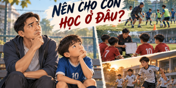 Trung tâm bóng đá cho trẻ em Khác gì CLB và học viện