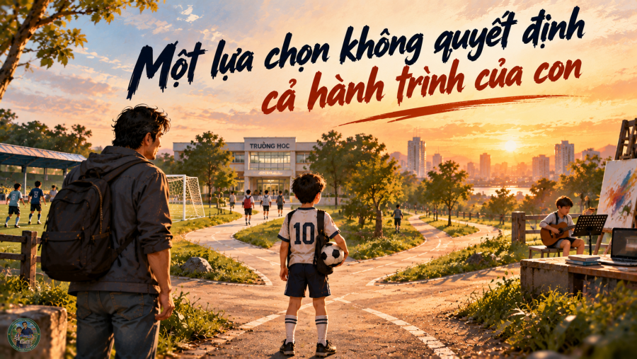 Một lựa chọn không quyết định cả hành trình của con Một lựa chọn không quyết định cả hành trình của con