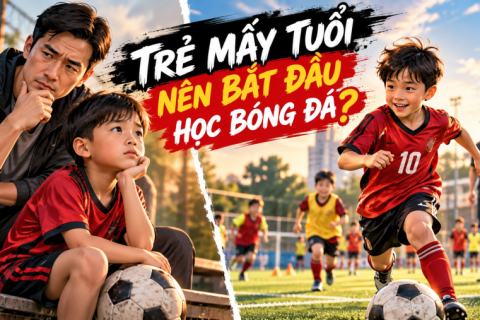 Trẻ mấy tuổi nên bắt đầu học bóng đá