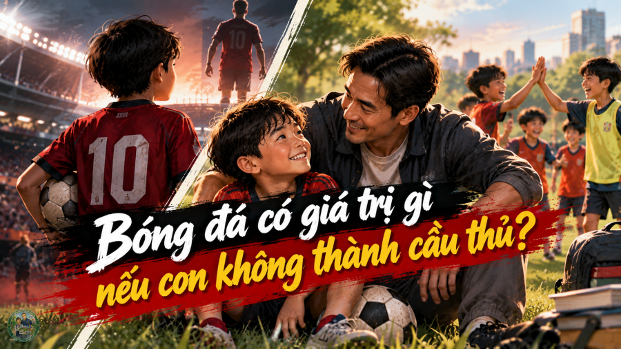 Bóng đá có giá trị gì nếu con không trở thành cầu thủ?