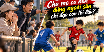 Cha mẹ có nên đứng ngoài sân chỉ đạo con thi đấu