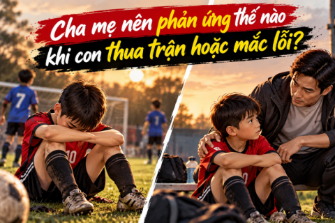 Cha mẹ nên phản ứng thế nào khi con thua trận, mắc lỗi