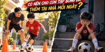 Có nên cho con tập bóng đá thêm tại nhà mỗi ngày