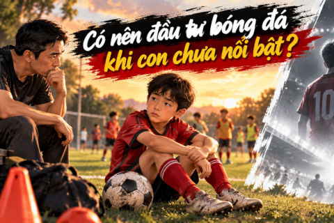Có nên đầu tư bóng đá khi con chưa nổi bật?