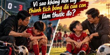 Vì sao không nên lấy thành tích bóng đá của con làm thước đo?