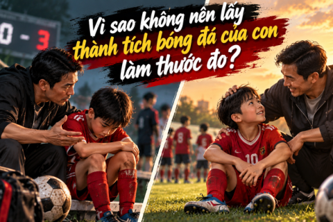 Vì sao không nên lấy thành tích bóng đá của con làm thước đo?