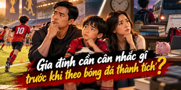 Gia đình cần cân nhắc gì trước khi theo bóng đá thành tích?