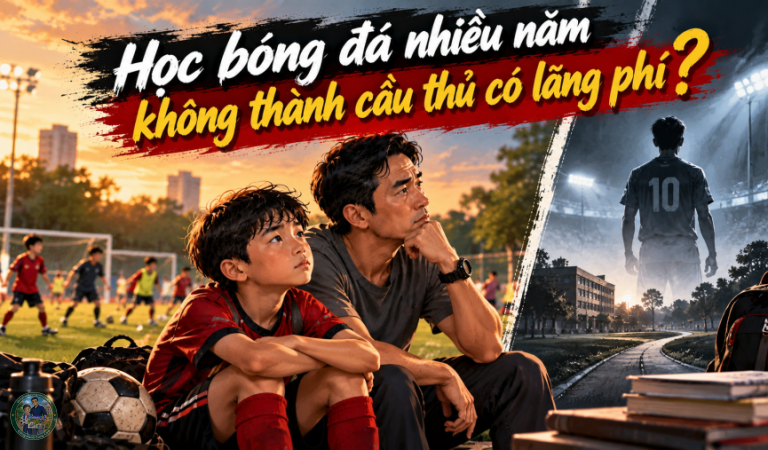 Học bóng đá nhiều năm không thành cầu thủ có lãng phí?