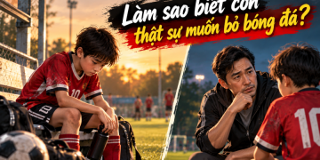 Làm sao biết con thật sự muốn bỏ bóng đá?