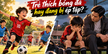 Làm sao biết trẻ thích bóng đá hay đang bị ép tập