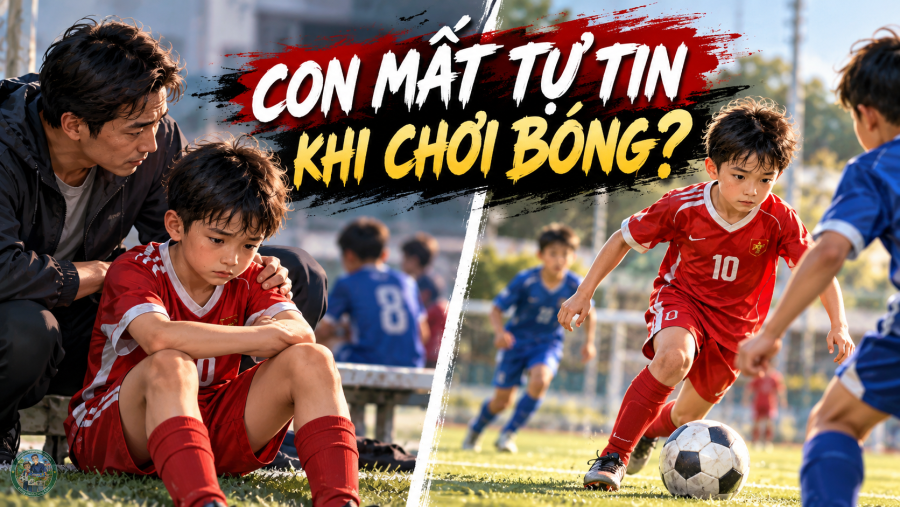 Con Mất Tự Tin Khi Chơi Bóng: Cha Mẹ Nên Làm Gì? Con Mất Tự Tin Khi Chơi Bóng: Cha Mẹ Nên Làm Gì?