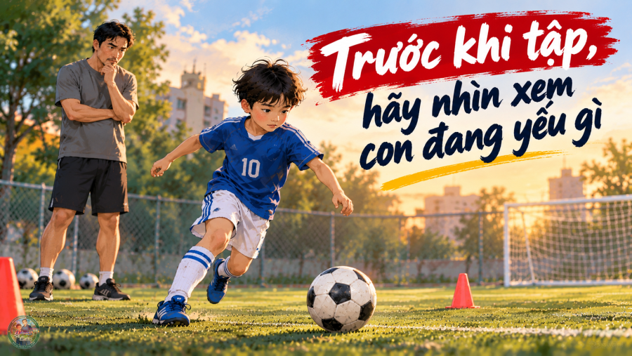 Trước khi tập, cha mẹ nên quan sát điều gì?