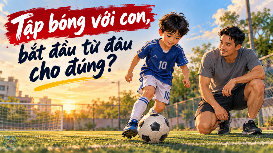 Các bài tập bóng đá cho trẻ em tại nhà: Bắt đầu từ đâu?