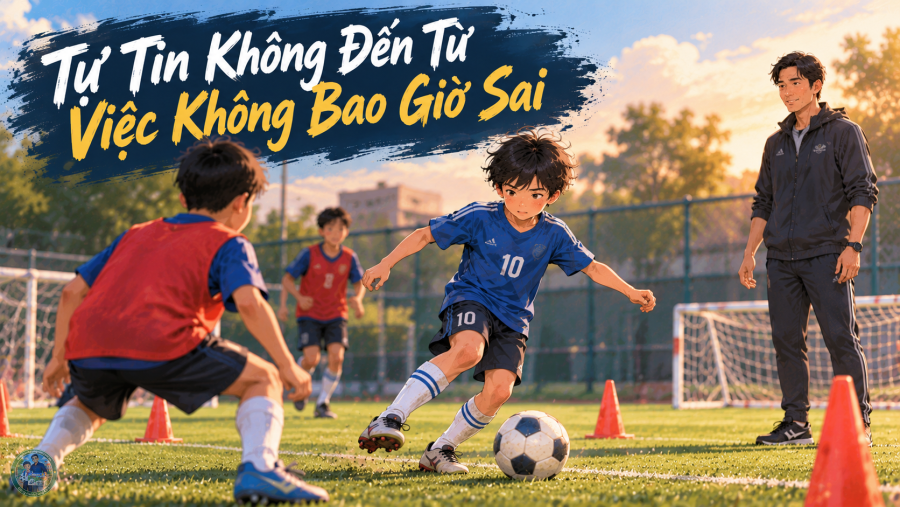 Tự Tin Trên Sân Cỏ Lúc Hoàng Hôn Tự Tin Trên Sân Cỏ Lúc Hoàng Hôn