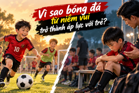 Vì sao bóng đá từ niềm vui trở thành áp lực với trẻ