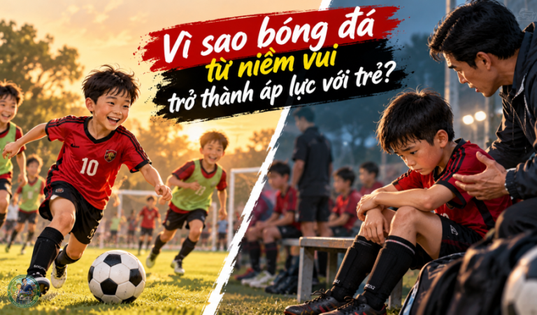 Vì sao bóng đá từ niềm vui trở thành áp lực với trẻ