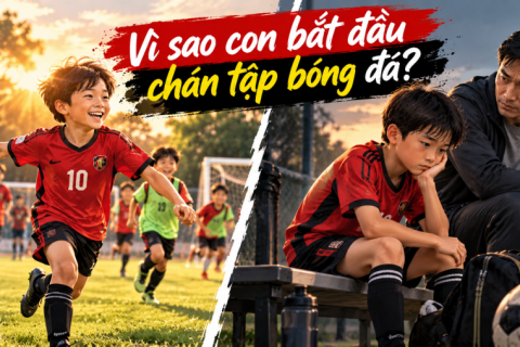 Vì sao con bắt đầu chán tập bóng đá sau nhiều năm