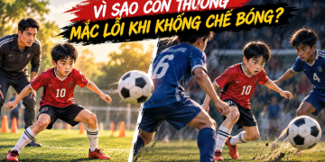 Vì sao con thường mắc lỗi khi khống chế bóng bước một