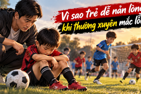 Vì sao trẻ dễ nản lòng khi thường xuyên mắc lỗi