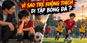 Vì sao trẻ không thích đi tập bóng đá cùng các bạn