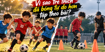 Vì sao trẻ thích đá bóng tự do hơn tập theo bài